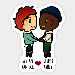 Wylan x Jesper - Six of Crows Sticker